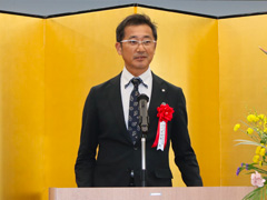 受賞者挨拶　相良村立相良中学校　吉田憲一校長