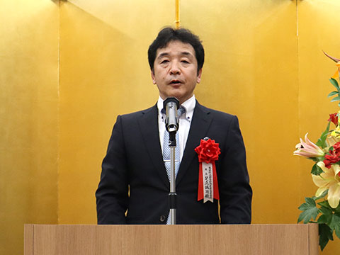 受賞者挨拶　鳥取県立倉吉総合産業高等学校　足立誠司校長